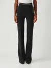 Elisabetta Franchi Poliestere Trousers In Black