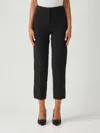 Elisabetta Franchi Poliestere Trousers In Black