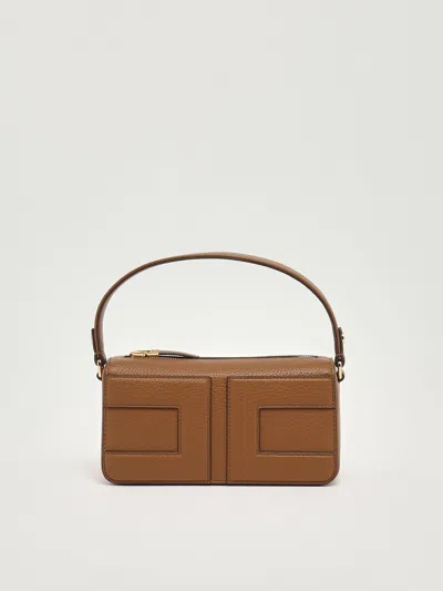 Elisabetta Franchi Poliuretano Clutch In Brown
