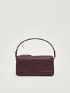 Elisabetta Franchi Poliuretano Clutch In Burgundy