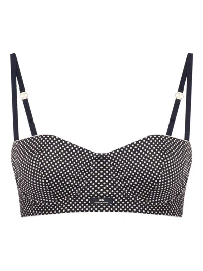 Elisabetta Franchi Polka-dot Bra In Black