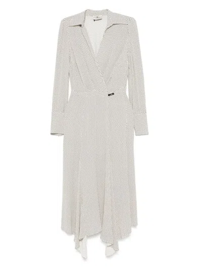 Elisabetta Franchi Polka-dot Midi Dress