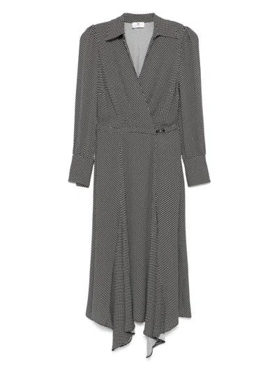 Elisabetta Franchi Polka-dot Midi Dress