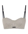 Elisabetta Franchi Polka Dot Print Bra Top In Multi