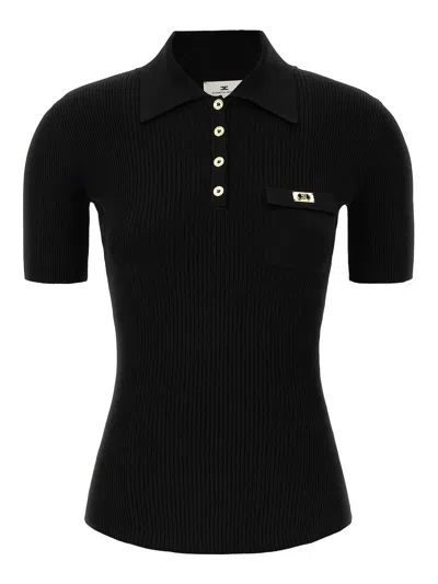 Elisabetta Franchi Logo Polo Shirt