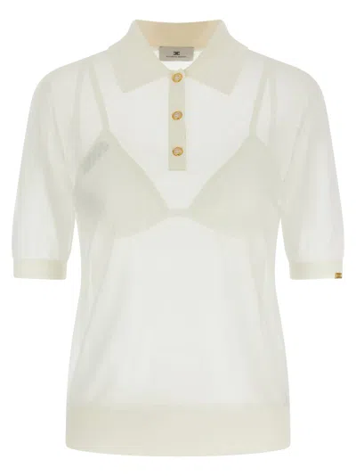 Elisabetta Franchi Polo + Bra In Neutral