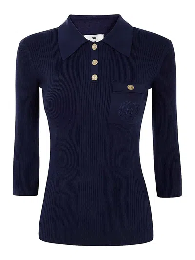 ELISABETTA FRANCHI POLO NECK SWEATER