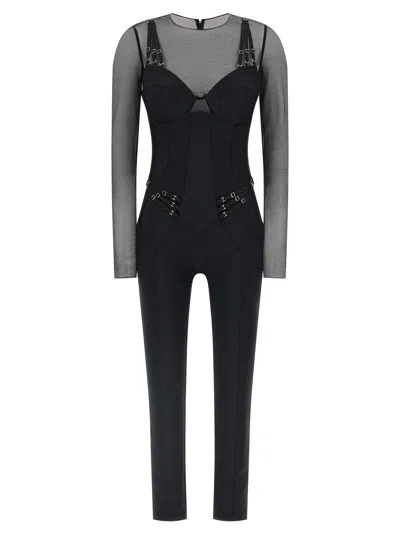 Elisabetta Franchi Polyamide Women's Jumpsuit In Black