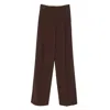 Elisabetta Franchi Polyester Pants In Brown