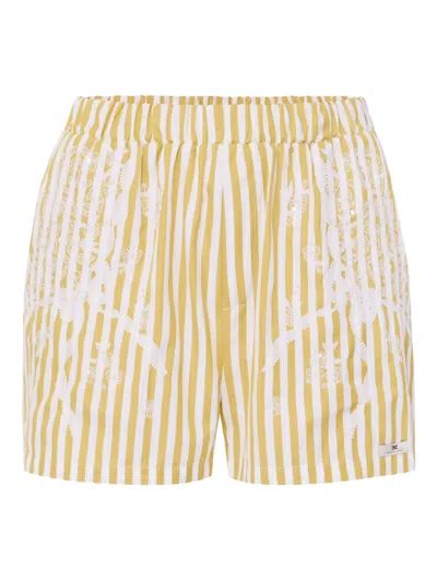 Elisabetta Franchi Shorts Aus Popeline