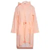 Elisabetta Franchi Woman Overcoat Salmon Pink Size 2 Polyurethane