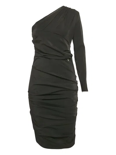 Pre-owned Elisabetta Franchi  Asymmetrical One-shoulder Midi Dress