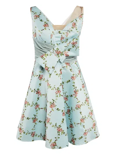 Pre-owned Elisabetta Franchi  Floral-print Mini Dress