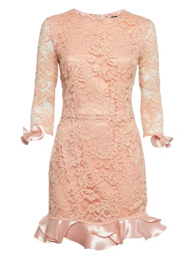 Pre-owned Elisabetta Franchi  Lace-embroidered Dress