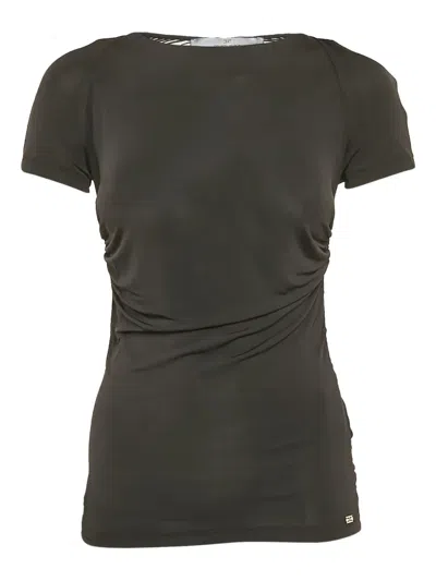 Pre-owned Elisabetta Franchi  Ruched Short-sleeve Top