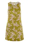 Elisabetta Franchi Printed Duchesse And Tulle Dress