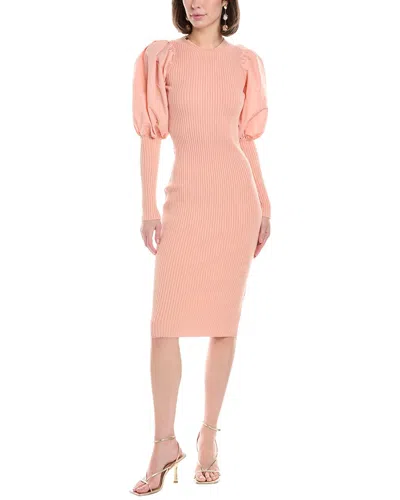 Elisabetta Franchi Puff Sleeve Sweaterdress