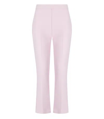 Elisabetta Franchi Quarzo Cropped Trouser In Pink