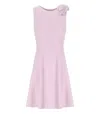 Elisabetta Franchi Quarzo Sheath Dress With Brooch