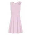 Elisabetta Franchi Quarzo Sheath Dress With Brooch
