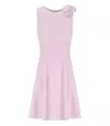 Elisabetta Franchi Quarzo Sheath Dress With Brooch