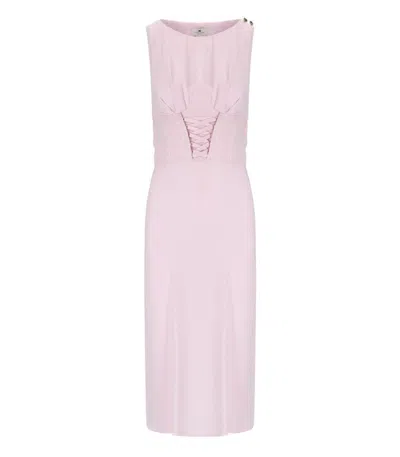 ELISABETTA FRANCHI QUARZO MIDI DRESS
