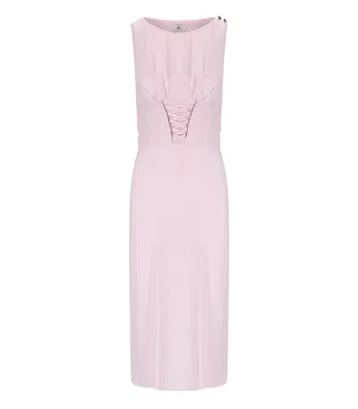 ELISABETTA FRANCHI QUARZO MIDI DRESS
