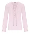 Elisabetta Franchi Quarzo Shirt With Laces