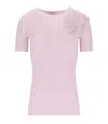 Elisabetta Franchi Quarzo T-shirt With Flower