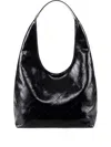 Elisabetta Franchi Quilted Leather Shoulder Bag In Black
