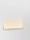 Elisabetta Franchi Rectangular Logo Clutch Bag With Chain Strap