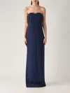 Elisabetta Franchi Red Carpet Dress In Navy