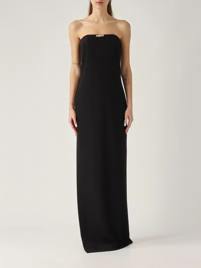 Elisabetta Franchi Red Carpet Dress In Nero