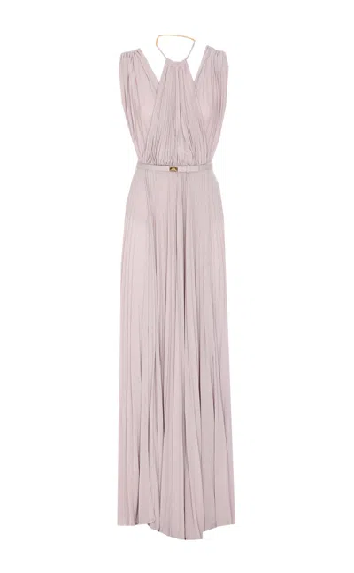Elisabetta Franchi Lilac Red Carpet Dress In Purple