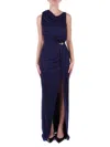 Elisabetta-franchi-red-carpet Elisabetta Franchi Red Carpet Dresses Blue In Blu Verde
