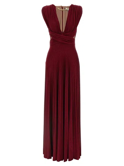 Elisabetta Franchi Red Carpet Dresses Bordeaux