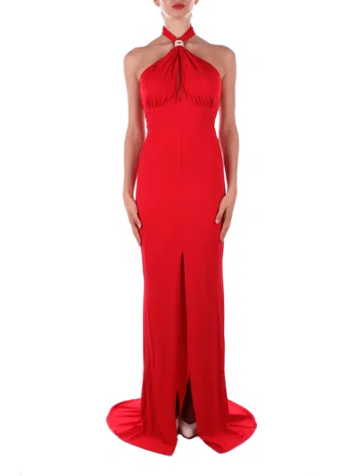 Elisabetta-franchi-red-carpet Elisabetta Franchi Red Carpet Dresses Red In Rosso Vivaci