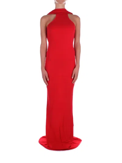 Elisabetta-franchi-red-carpet Elisabetta Franchi Red Carpet Dresses Red In Rosso Vivaci