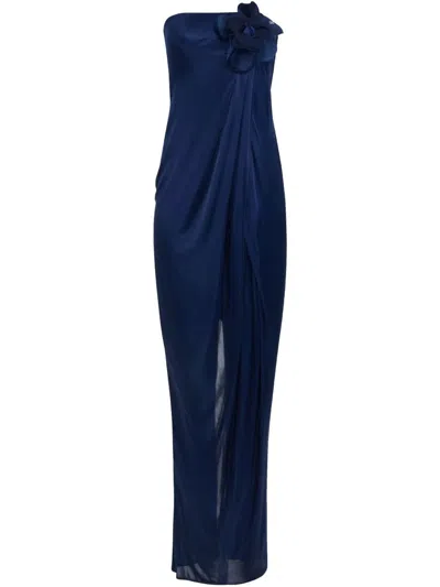 ELISABETTA FRANCHI ELISABETTA FRANCHI RED CARPET JERSEY DRESS