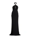 Elisabetta Franchi Red Carpet Woman Maxi Dress Black Size 10 Viscose, Elastane In Black