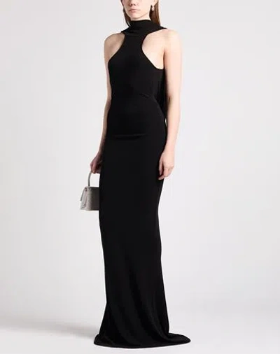 Elisabetta Franchi Red Carpet Woman Maxi Dress Black Size 4 Viscose