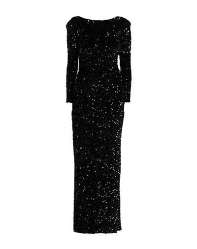 Elisabetta Franchi Red Carpet Woman Maxi Dress Black Size 6 Polyester
