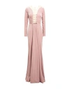 Elisabetta Franchi Red Carpet Woman Maxi Dress Blush Size 2 Polyester, Elastane, Polyamide In Pink
