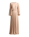 Elisabetta Franchi Red Carpet Woman Maxi Dress Blush Size 6 Viscose, Polyester, Polyimide, Elastane