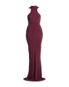 Elisabetta Franchi Red Carpet Woman Maxi Dress Burgundy Size 8 Viscose In Burgundy