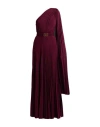 Elisabetta Franchi One-shoulder Pleated Gown