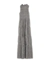 Elisabetta Franchi Red Carpet Woman Maxi Dress Light Grey Size 2 Polyester