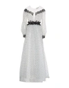Elisabetta Franchi Red Carpet Woman Maxi Dress Off White Size 4 Polyamide In White