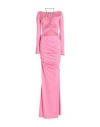 Elisabetta Franchi Red Carpet Woman Maxi Dress Pink Size 6 Viscose, Elastane In Pink