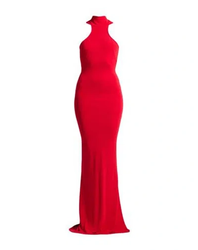 Elisabetta Franchi Red Carpet Woman Maxi Dress Red Size 4 Viscose